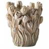 Vaza TULIPS 21x23 pilka