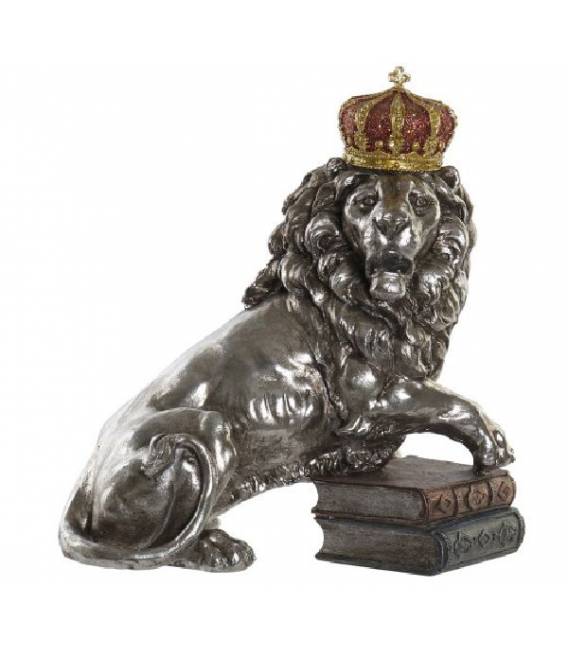 Dekoracija LION H45 sidabrinis