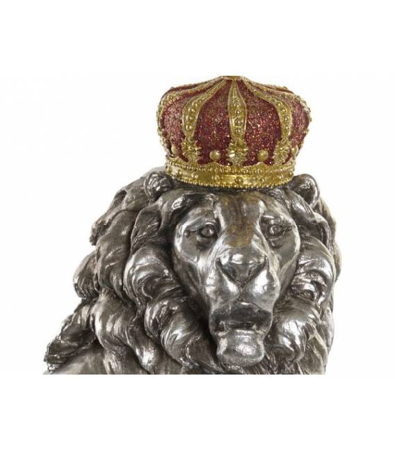 Dekoracija LION H45 sidabrinis
