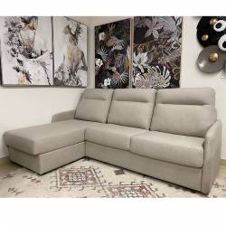 Minkštas kampas BASCO 251x172 šviesiai rudas