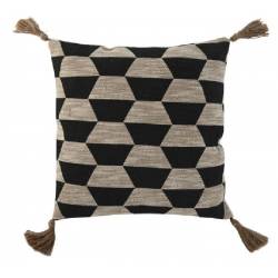 Pagalvėlė LINO 45X45 ruda/juoda