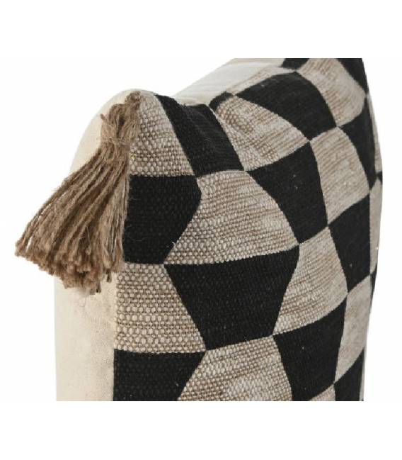 Pagalvėlė LINO 45X45 ruda/juoda