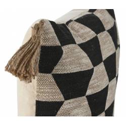 Pagalvėlė LINO 45X45 ruda/juoda