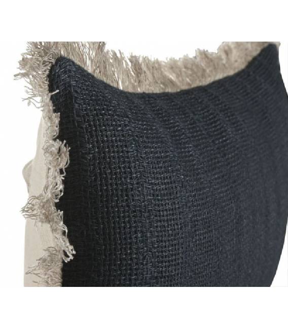 Pagalvė LINEN 50x30 tamsiai mėlyna