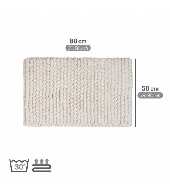Kilimėlis SOLIVO 50x80 baltas