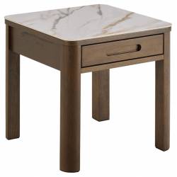 Naktinis staliukas 10788 45x45 rudas