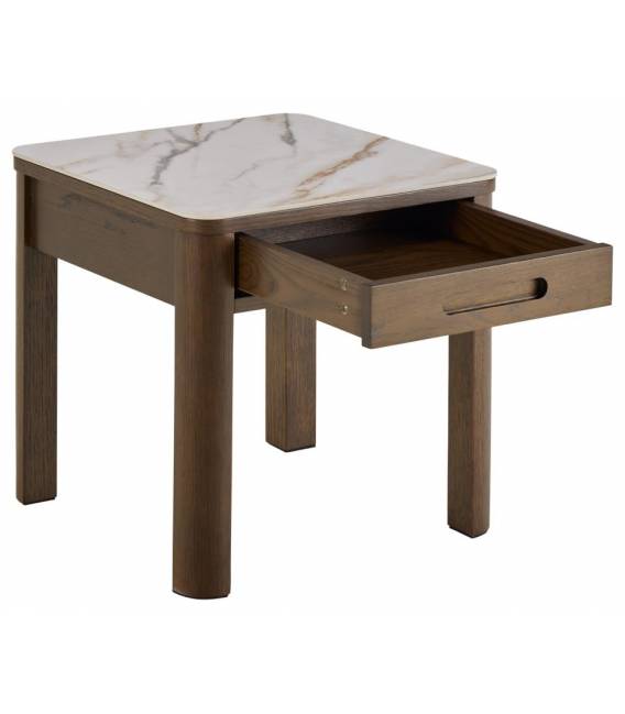 Naktinis staliukas SOUTHAMPTON 45x45 rudas