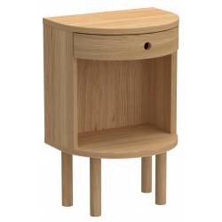 Naktinis staliukas 110854 40x60 šviesiai rudas