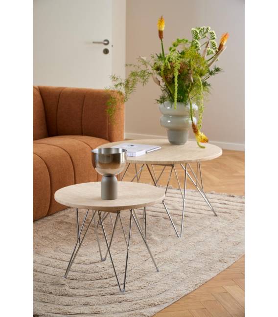 Šoninis staliukas 23719 Ø55 beige