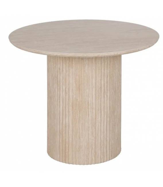 Apvalus stalas STONE Ø90 beige