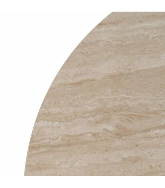 Apvalus stalas STONE Ø90 beige