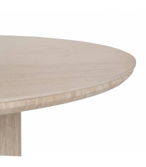 Apvalus stalas STONE Ø90 beige
