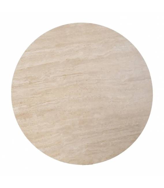 Apvalus stalas STONE Ø90 beige