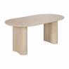 Ovalus stalas STONE180x90 beige