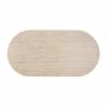 Ovalus stalas STONE180x90 beige