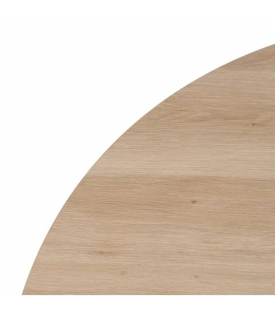 Apvalus stalas NATURAL Ø120 šviesiai rudas