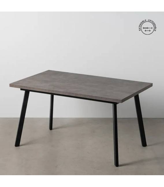 Išskleidžiamas stalas GREY 138x85 pilkas