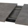 Išskleidžiamas stalas GREY 138x85 pilkas