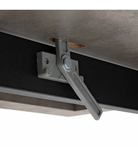 Išskleidžiamas stalas GREY 138x85 pilkas
