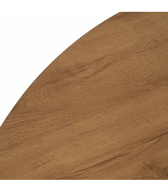 Išskleidžiamas stalas NATURAL Ø120(160) rudas