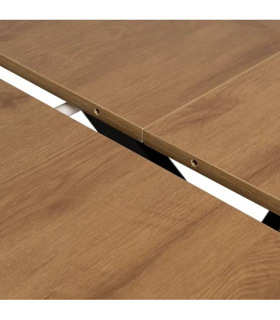 Išskleidžiamas stalas NATURAL Ø120(160) rudas