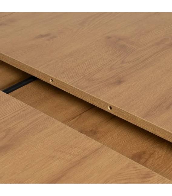 Išskleidžiamas stalas NATURAL Ø120(160) rudas