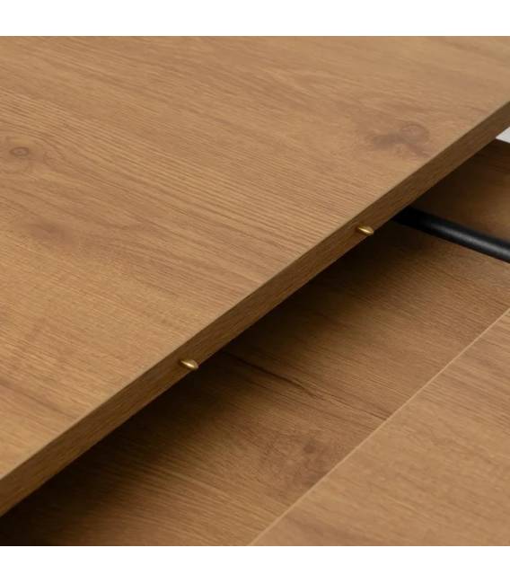 Išskleidžiamas stalas NATURAL Ø120(160) rudas