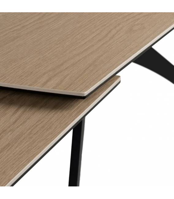 Išskleidžiamas stalas NATURAL 180(260)x90 šviesiai rudas