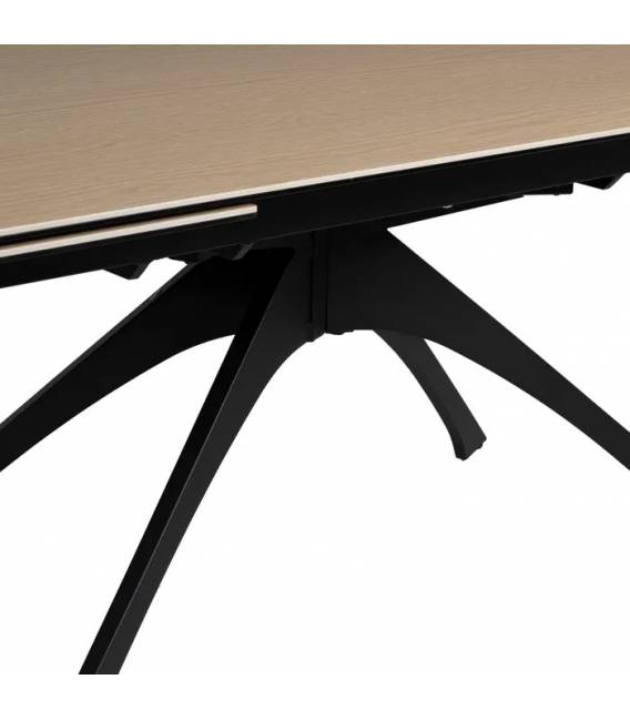 Išskleidžiamas stalas NATURAL 180(260)x90 šviesiai rudas