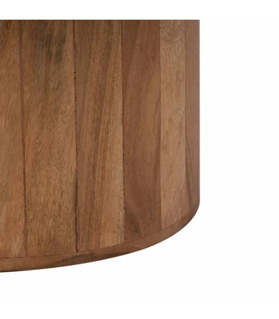 Kavos staliukų komplektas WOOD Ø80/Ø60 marmuro (2vnt.)