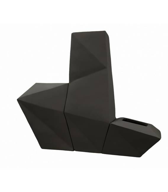 Vazonų komplektas GEOMETRICAS juodas (3vnt.)