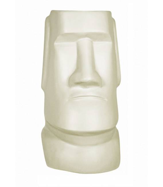 Vaza MOAI 24x52 balta