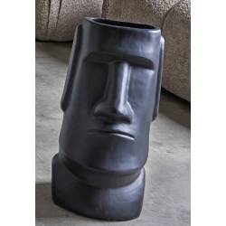 Vaza MOAI 24x52 juoda