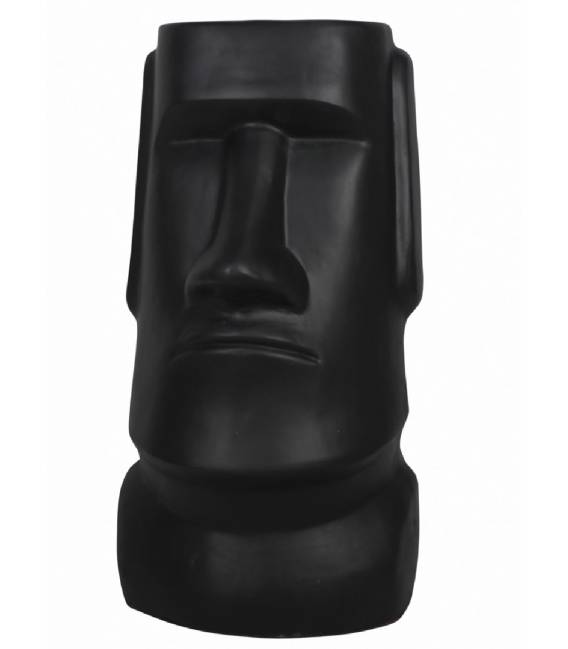 Vaza MOAI 24x52 juoda