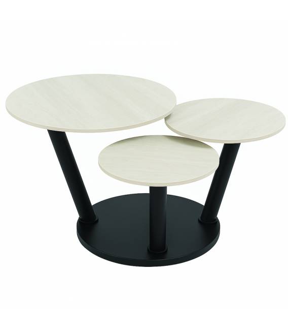 Kavos staliukas OSTEO Ø80 rusvas