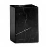 Dantų šepetėlių laikiklis MARBLE BLACK 7x10,5 juodas