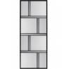Veidrodis BRICK 182x71 juodas