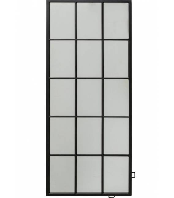 Veidrodis FINESTRA 60x140 juodas