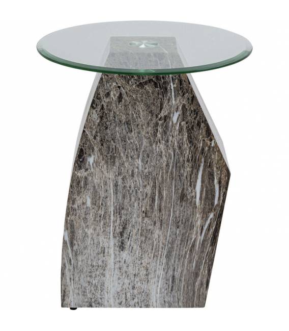 Šoninis staliukas ROCKY Ø45 pilkas