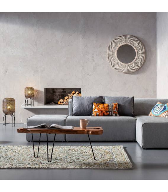 Kavos staliukas ASPEN 106x41 rudas