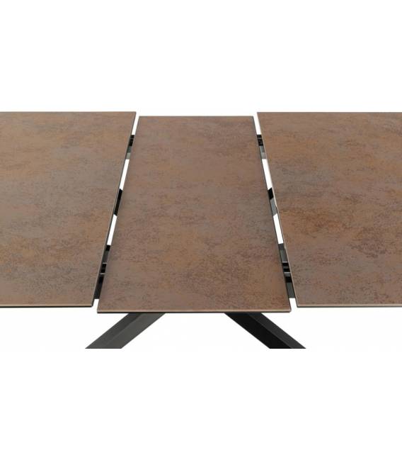 Išskleidžiamas stalas 22635 200(240)x100 rusty brown