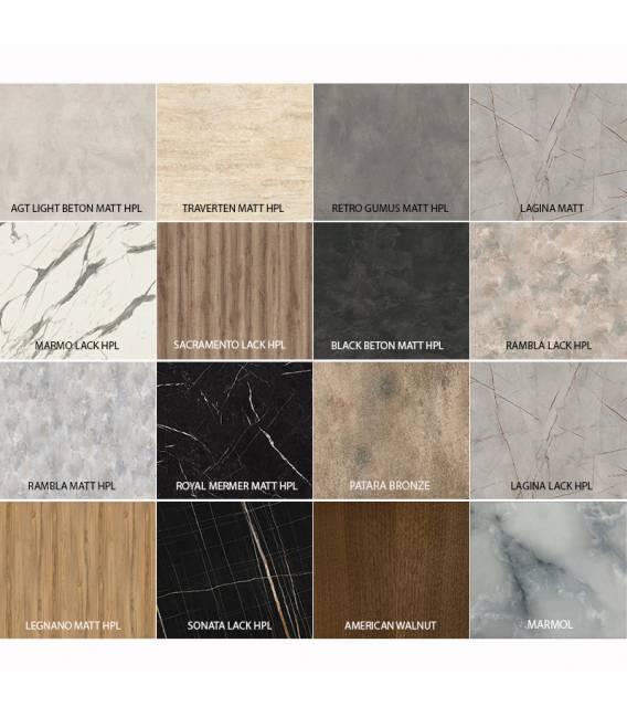 Kavos staliukų komplektas MERCEDES Ø90/Ø70 ROYAL MARBLE