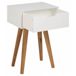 Naktinis staliukas MITRA 40x62 baltas