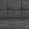 Sofa-lova PERUGIA 198x95 tamsiai pilka