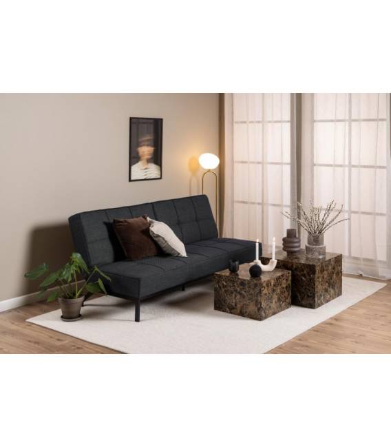 Sofa-lova PERUGIA 198x95 tamsiai pilka
