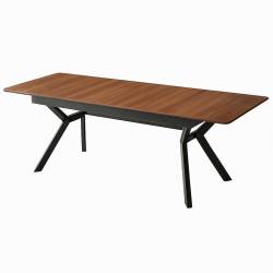 Išskleidžiamas stalas PAPAYA 162(228)x90 american walnut