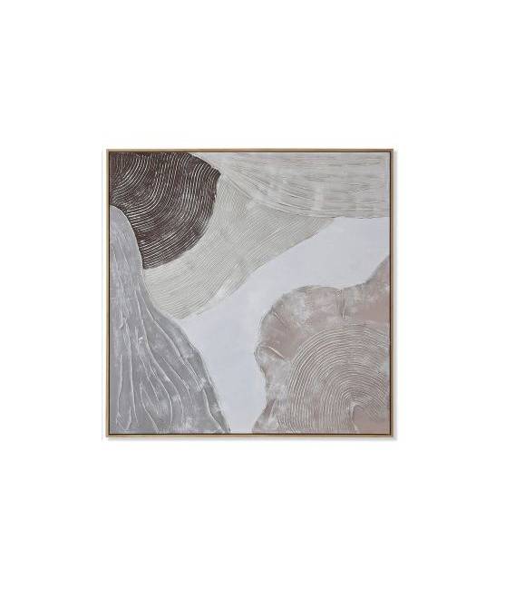 Paveikslas WOOD-B 123X123 rusvas
