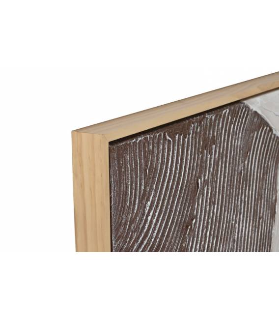 Paveikslas WOOD-B 123X123 rusvas