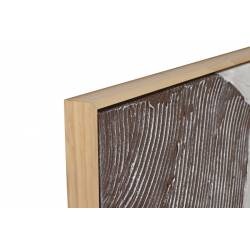 Paveikslas WOOD-B 123X123 rusvas