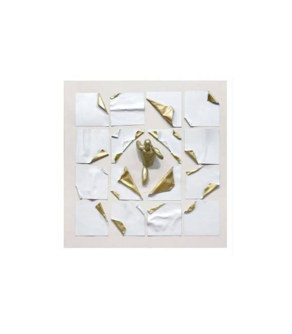 Paveikslas FINISH 100x100 baltas